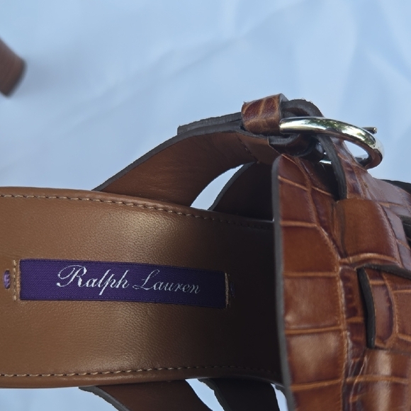 Brown High Heel Sandals - Picture 2 of 10